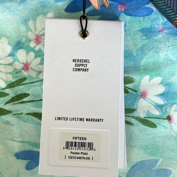 Herschel Fifteen Belt Bag Pewter Plaid - Picture 6 of 10